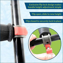 Load image into Gallery viewer, York Nordic - Spring Cushion Crutches Perfect for Sports Injuries and Travel - Heights 4'7" to 6'6" - Adjust Down to 22" for Travel

