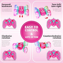 Load image into Gallery viewer, Amicool Remote Control Car for Girls 6-12 with Flashing Light, Toys 6 - 9 Years Old Girl
