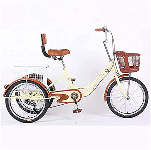 Adult Tricycle - 3 Wheel Bikes for Adults Shopping Adult Tricycles Single Speed for Seniors, Women, Men