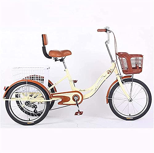 Adult Tricycle - 3 Wheel Bikes for Adults Shopping Adult Tricycles Single Speed for Seniors, Women, Men