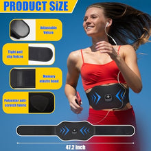 Load image into Gallery viewer, WZREZ FDA Cleared ABS Stimulator Muscle Toner, Ab Machine, Fitness Workout Equipment for Women and Men (Black Blue)
