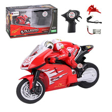 Load image into Gallery viewer, Mini Jump RC Motorcycle for Adult, Simulation Electric Remote Control Motorcycle, High Speed RC Stunt Drift Bike Racing Vehicle Model Gift
