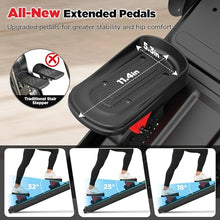 Load image into Gallery viewer, Winfita Magnetic Stair Stepper for Home, 77 LBS Peak Resistance with No Limited Adjustment, 2 Incline Levels, 12'' Extended Pedal, Folding Vertical Climber with 320 LBS Weight Capacity
