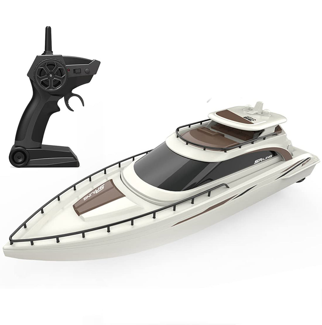 Remote Control Boat 4CH Electric Watercraft RC Sail Cruise Ship 15km/h for Lake Pool Boy Kids 8y+