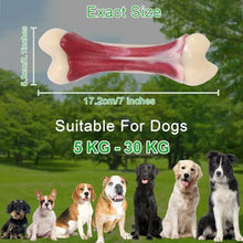 Load image into Gallery viewer, Pasking Dog Chew Toys for Aggressive Chewers - Indestructible Nylon Puppy Bone Tough Teething &amp; Calming for Large Medium Breeds(10lbs-70lbs) Birthday Gift Christmas (1 Pack, Beef)
