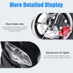 49cc 4-Stroke Pocket Rocket Motorcycle, Gas Motocross Kids Dirt Bike 8 Inch Wheels Mini Motorcycle, Gas Pocket Motorbike, Black