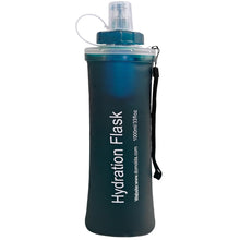Load image into Gallery viewer, GUYI 1.0L Collapsible Water Filter Bottle, Removes Impurities, BPA Free, Ultralight for Hiking, Camping, Cycling &amp; Travel-Dusty Blue
