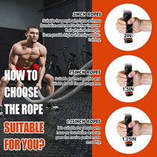 Load image into Gallery viewer, Perantlb Battle Rope for Fitness, 1.25-inch 30ft Training Rope is Suitable for Fitness Beginners, Women and Teenagers,Exercise Ropes Training Ropes for Home Gym(without Anchor kit)
