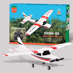 Toys New F949 3Ch RC Airplane Fixed Wing Plane Outdoor Toys with 2.4G Transmitter, Extra Battery and Propeller