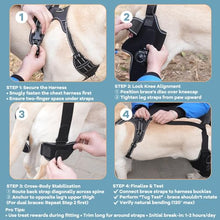 Load image into Gallery viewer, FurWell Dog Knee Brace with Adjustable Support – ACL &amp; CCL Tear Recovery, Post-Surgery Stabilization, Mobility Aid for Rear Legs – Includes Secure Chest Harness for Dogs(Both Legs,M)
