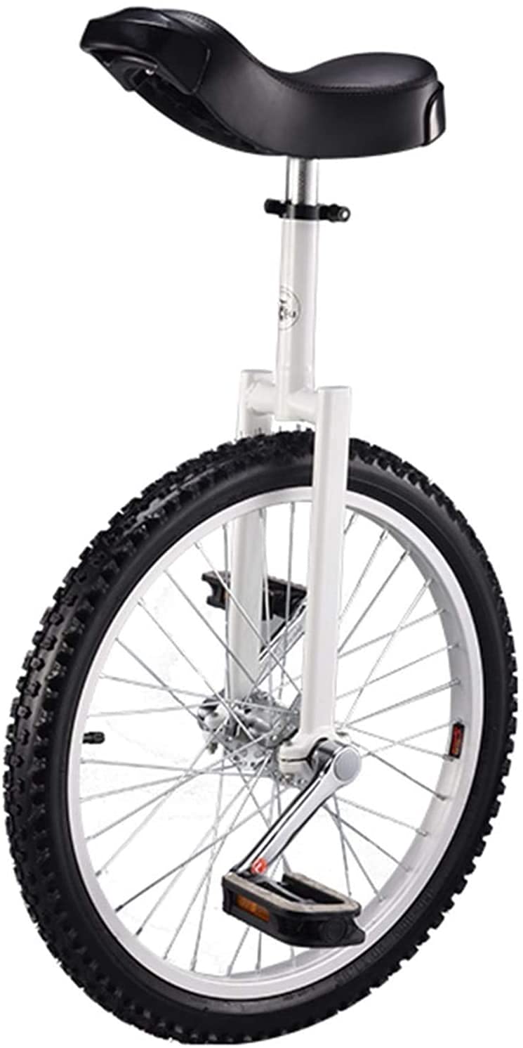 Adult Bicycle Unicycle 20-inch Balance Bicycle Unicycle with Ally Designed Saddle Suitable for Traveling Acrobatics 150 kg Load