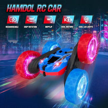Load image into Gallery viewer, Hamdol Remote Control RC Car for Kids 6-12, High-Speed 4WD Stunt Car with LED Lights
