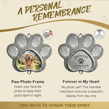 Load image into Gallery viewer, Dog Memorial Gifts for Loss of Dog, Personalized Pet Memorial Crystal Suncatcher with Photo, Pet Loss, Loss of Dog Sympathy Gifts, Dogs and Cat Remembrance Bereavement Passing Away Keepsake
