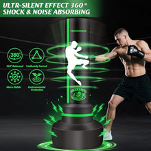 Load image into Gallery viewer, Freestanding Punching Bag with Gloves, 70'' Heavy Boxing Bag with Stand for Adult Teens, Standing Women Men Inflatable Kickboxing Bags for Beginners Training MMA Muay Thai Fitness
