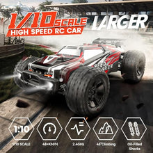 Load image into Gallery viewer, DEERC 9206E DIY Extra Shell 1:10 Scale Large RC Cars,48+ KM/H Hobby Grade High Speed Remote Control Car
