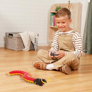 Remote Control Centipede Toy for Kids – RC Giant with LED Eyes – Electronic Arthropod Animal & Fast Moving Legs