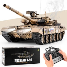 Load image into Gallery viewer, BESTYMXY RC Tank Russian T-90 Main Battle Tank, 1/16 2.4ghz Remote Control Vehicle with Sound &amp; Light
