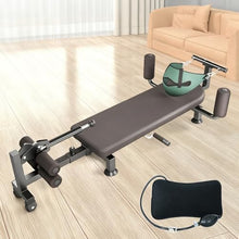 Load image into Gallery viewer, WUGCHDA Alternative Inversion Table, Full Body Stretch Machine, Electric Inversion Tables for Back Pain, 440 Pound Capacity (Black, Manually Low)
