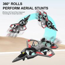 Load image into Gallery viewer, RGIMF RC Planes with Light, Remote Control Airplanes, RC Airplane Fighter Jet (Grey - Plastic)
