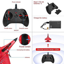 Load image into Gallery viewer, Beffkkip RC Airplane 2CH RC Plane 2.4GHz Remote Control Plane RTF SU35 RC Jet (Red)
