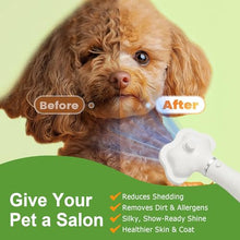 Load image into Gallery viewer, Professional Pet Grooming Dryer Brush – 3-in-1 Dog Blow Dryer with Slicker Brush, Adjustable Temp, Overheat Safe, Salon Quality
