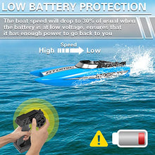 Load image into Gallery viewer, volantexrc Remote Control Boats for Pools and Lakes 20+MPH AtomicXS High Speed RC Boat for Adults (795-5 Blue)
