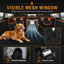 Load image into Gallery viewer, Back Seat Extender for Dogs,Dog Car Seat Cover for Back Seat with Hard Bottom Holds 500 lbs,Car Seat Protector,Waterproof Extender for Dogs,Pet Bed for Full Size F150/RAM1500/Silverado Crew Cab Pickup
