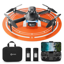 Load image into Gallery viewer, F19 Drone With 1080p HD FPV Camera, 20 Min Flight 360° Flips Brushless Motor RC Quadcopter With Altitude Hold, Obstacle Avoidance, 2 Batteries
