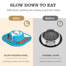 Load image into Gallery viewer, JOJDZD Dog Lick Bowl with Interactive Rolling Ball &amp; Slow Feeder
