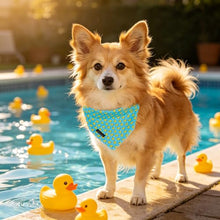 Load image into Gallery viewer, ARING PET Summer Dog Bandanas, Cute Mint Green Yellow Duck Pet Bandana Scarf Triangle Bib for Small Medium Large Boy Girl Dogs Cats, Puppy Kerchief for Daily Wear Walks Party Photos-L
