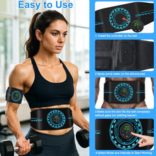 Load image into Gallery viewer, ABS Stimulator Muscle Toner, AB Machine for Abdomen/Arm/Leg, Muscle Stimulator for Muscle Growth, Ab Toning Belt Muscle Stimulator for Men and Women 3 Pack
