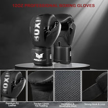Load image into Gallery viewer, Mesetast Punching Bag for Adults, 4ft Heavy Boxing Bag Set with 12 OZ Gloves for MMA Karate Kickboxing Boxing - Unfilled
