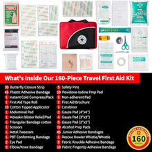 Load image into Gallery viewer, Protect Life Survival First Aid Kit for Home/Business, Camping Survival Kits | Mini Travel First Aid Kit | Camping Equipment | Small Kits for Car | Outdoor Emergency Survivals Pack - 160pcs
