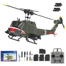 Load image into Gallery viewer, RC ERA C032 UH-1 Huey 6CH RC Helicopter Toy - Flybarless 3D Stunt Drone with 6-Axis Gyro, Altitude Hold &amp; Brushless Motor - RTR Military Aircraft
