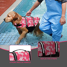 Load image into Gallery viewer, Doglay Dog Life Jacket with Rescue Handle, Dog Life Vest for Swimming Boating, Adjustable Reflective Puppy Swim Vest with Superior Buoyancy for Small Medium Large Dogs
