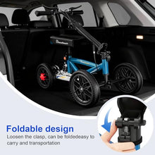 Load image into Gallery viewer, BlessReach Knee Scooter, All Terrain Foldable Knee Scooter Walker, Disc Brake Knee Walker for Foot Injuries Compact Crutches Alternative
