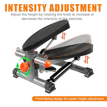 Load image into Gallery viewer, Mini Stair Stepper for Exercise at Home Stair Stepper with Resistance Bands Exercise Equipment for Home Stair Climber Stepper Machine for Home Gym Cardio Equipment for Full Body Workout
