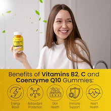 Load image into Gallery viewer, Doc Mila Vitamin B2 100mg Gummies for Adults and Kids - Riboflavin 100 mg Gummy - VIT B2 Supplements

