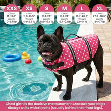 Load image into Gallery viewer, Doglay Dog Life Jacket with Rescue Handle, Dog Life Vest for Swimming Boating, Adjustable Reflective Puppy Swim Vest with Superior Buoyancy for Small Medium Large Dogs
