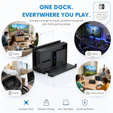 Load image into Gallery viewer, HOPEVRY Dock Station for Nintendo Switch &amp; OLED | 3-in-1 Replacement Dock
