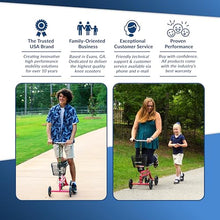 Load image into Gallery viewer, KneeRover Steerable Knee Scooter – Foldable Mobility Aid &amp; Knee Walker with Basket for Adults, Adjustable Handlebar and Comfortable Knee Pad (Hot Pink)
