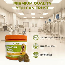 Load image into Gallery viewer, KISFLY Hip &amp; Joint Chews for Senior Dogs – Advanced Mobility Formula

