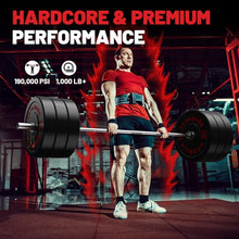 Load image into Gallery viewer, PAPABABE Barbell, 7ft Olympic Barbell 45lb Solid Chrome, 2-Inch Sleeves -(Silver)
