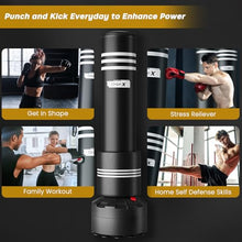 Load image into Gallery viewer, Dripex Freestanding Punching Bag, Heavy Punch Bag with Stand for Adults Teens, Men Standing Kickboxing Bag with Foam Protector, Suction Cup Base for Home Gym Office MMA Boxing Training
