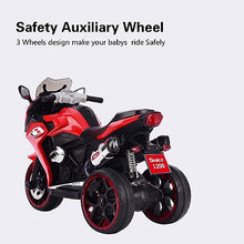 Load image into Gallery viewer, Boys Girls Electric Toy Motorcycle - Rechargeable Battery, Light-up Wheels, Great Gift for Kids (Red + Plastic + 50-99 lbs)
