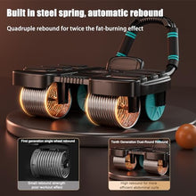 Load image into Gallery viewer, 2025 New Ab Wheel Roller with Elbow Support - Automatic Rebound Abdominal Wheel Roller (Blue)
