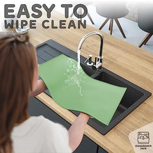 Load image into Gallery viewer, PetHappily Dog Food Mat - Raised Edges Dogs Mat for Food and Water Prevent Spill, Waterproof Cat Food Mats Protect Floors, Easy Clean Dog Bowl Mats for Food and Water, Silicone Pet Food Tray
