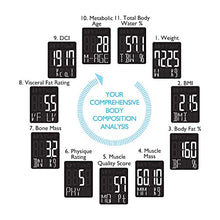 Load image into Gallery viewer, Tanita RD-953 InnerScan PRO Bluetooth Body Composition Monitor Multi Frequency Smart Scale - 11 Measurements - Japan Technology Color Display Weight Fat BMI Muscle Bone Water
