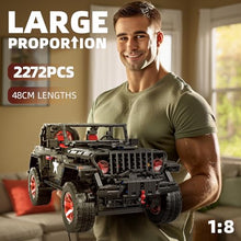 Load image into Gallery viewer, Black Warrior Building Kits, 1/8 Scale Pickup Truck Car with Remote Control Lights
