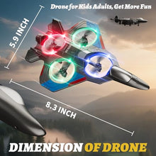 Load image into Gallery viewer, Foam Remote Control Airplanes with 3 Batteries, RC Planes Fighter Jet
